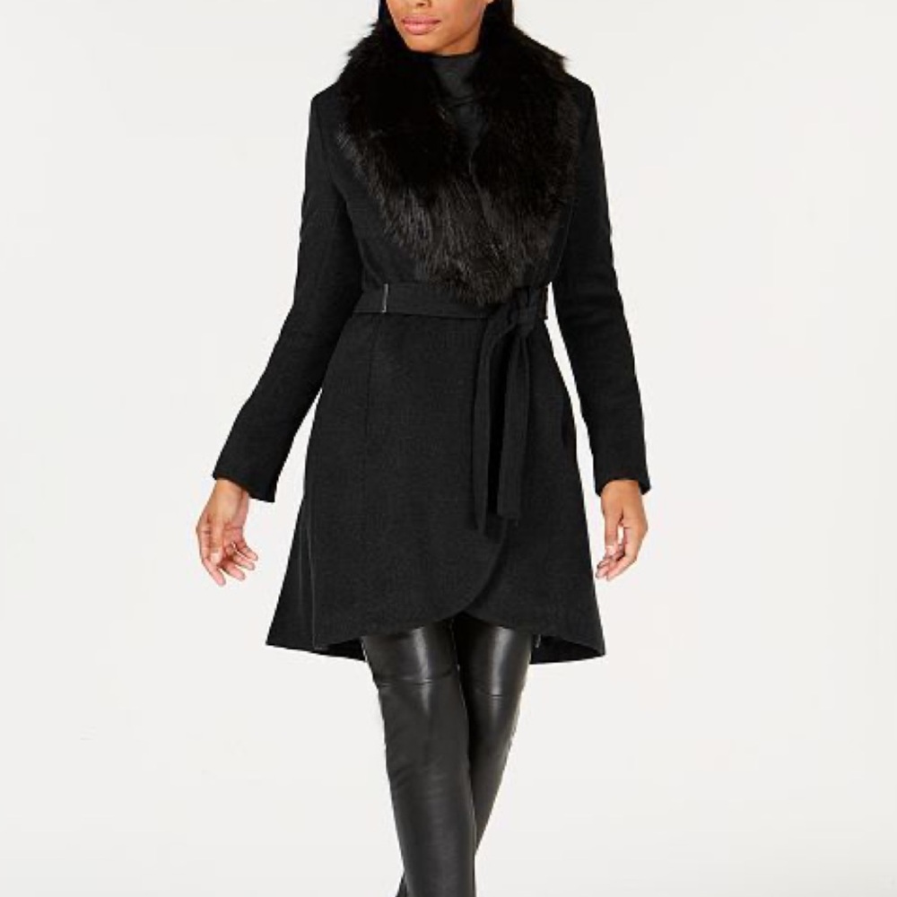 Calvin Klein Asymmetrical Coat